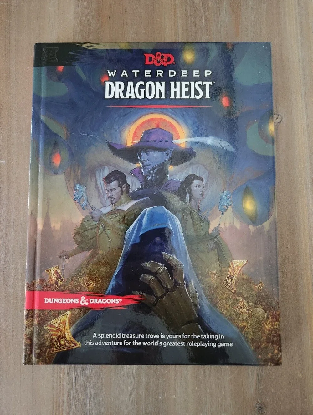 🎲 D&D Waterdeep Dragon Heist Hardcover 5E Book Levels 1-5 Dungeons And Dragons